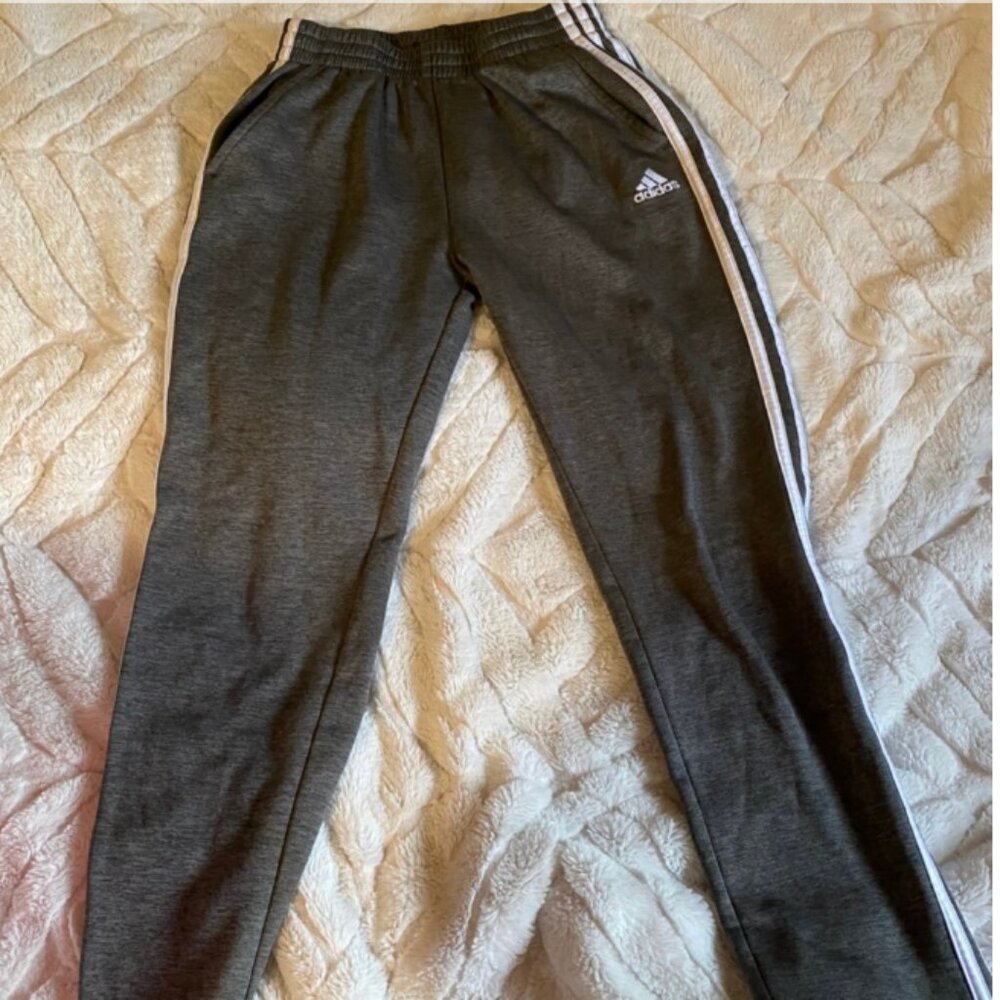 Grey Adidas pants